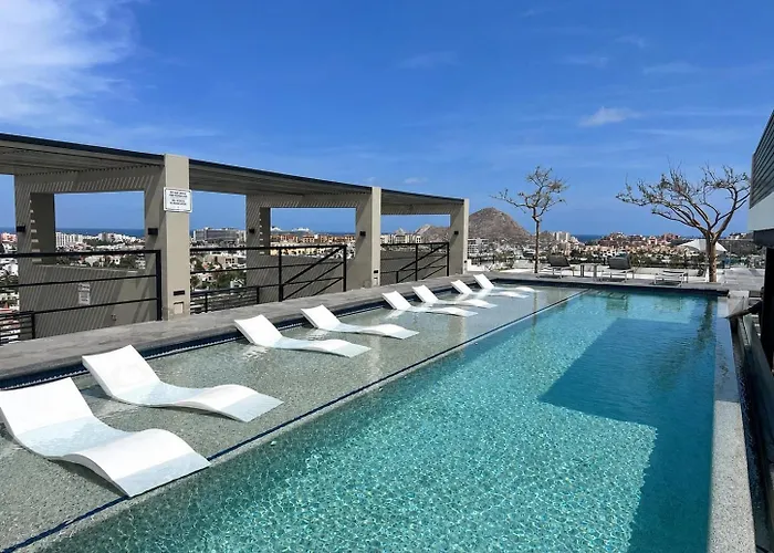 Apartment Cabo Skyview Retreat- Rooftop Pool & Gym Cabo San Lucas